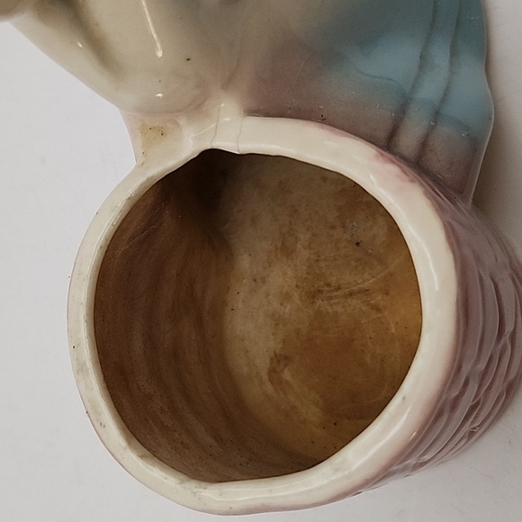 Vintage Shawnee Pottery Southern Belle & Wishing Well Planter Pink and Blue - Picture 9 of 9